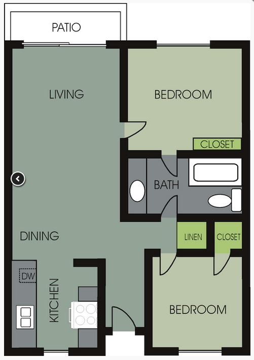 Plan E - Portofino Cove Apartments