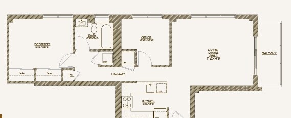 1BR/1BA - Le ROI Residences