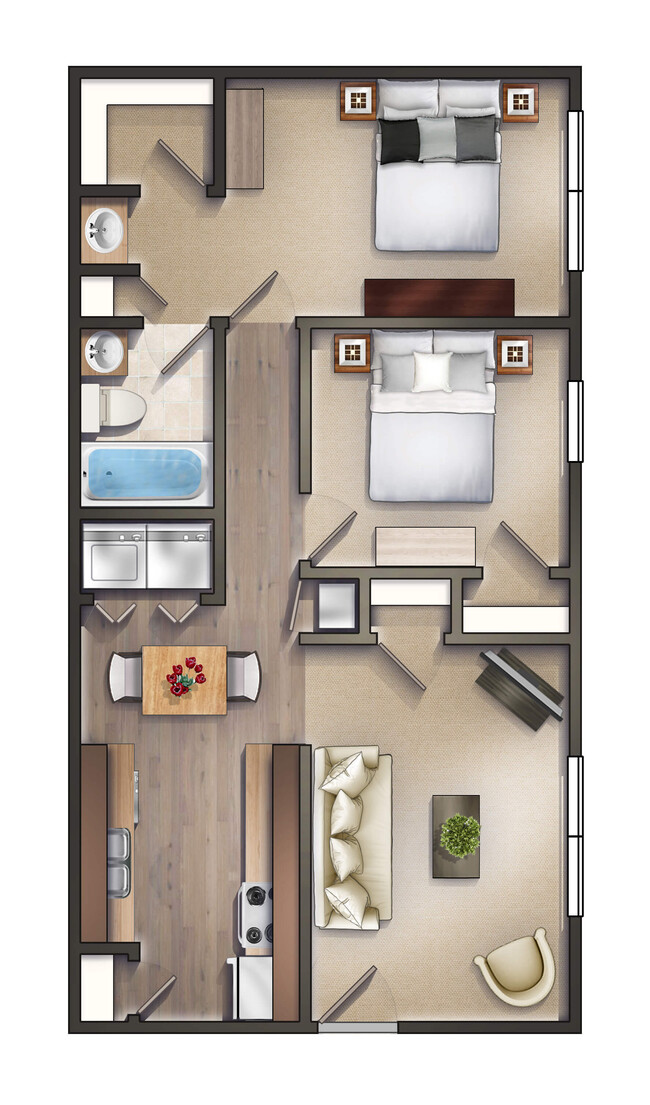 The Marigold - 2 Beds/1 Bath - Lake Mist Apartments