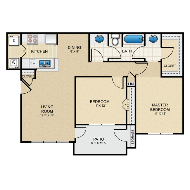 2 Bed/1 Bath - The Redland