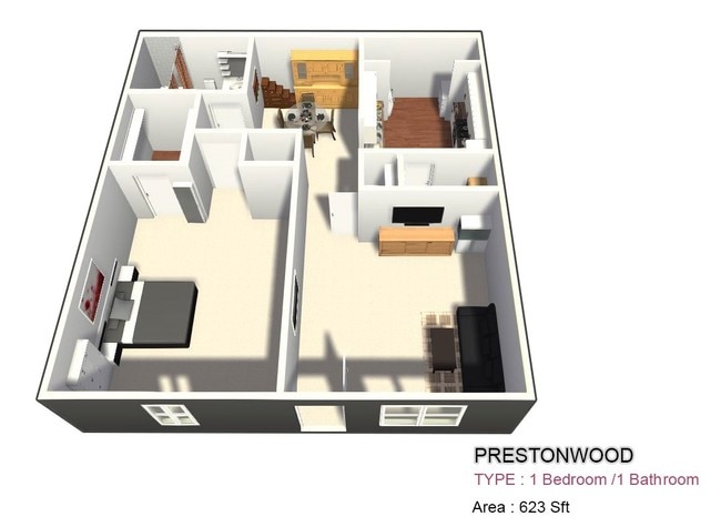 One Bed / One Bath - Prestonwood