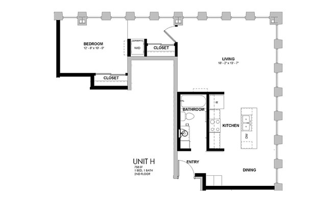 Floorplan - The Brenton Lofts