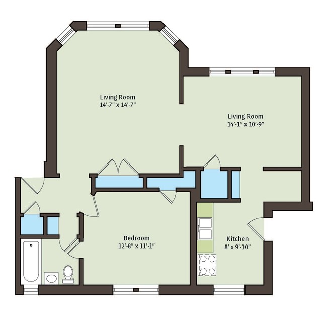 Floorplan - 5034-5046 S. Woodlawn Avenue