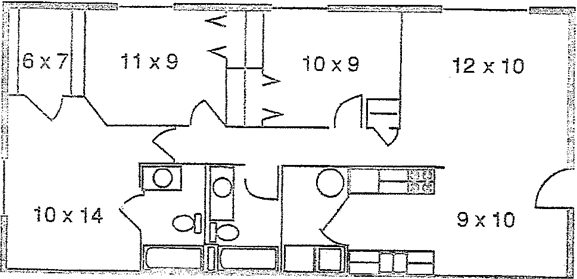 3BR/2BA - Northfield Pines Apartments