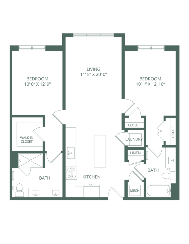 Floorplan - The Bellevue
