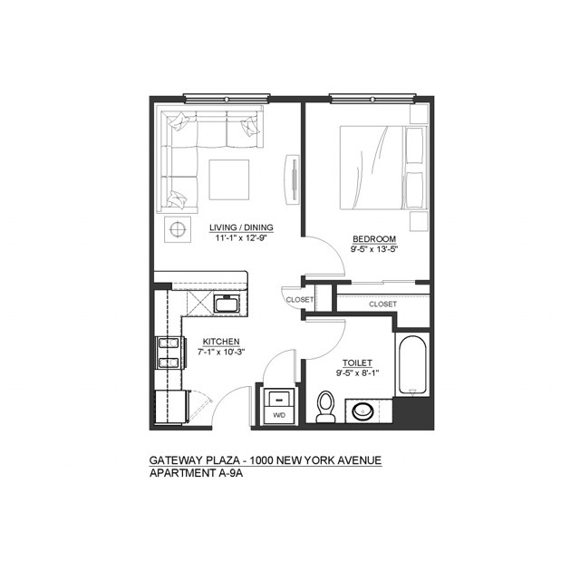 Floorplan: A9-A - Gateway Plaza