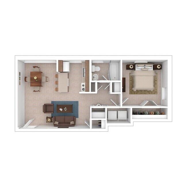 Floorplan - Carver Terrace Apartments