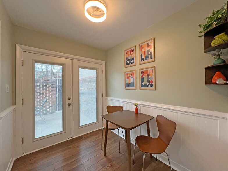 Quaint but spacious dining area for two - 160 17th Street Pl NW