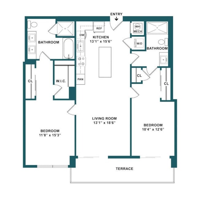 Floorplan - Mondrian Hallandale Beach Residences