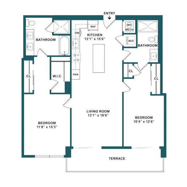 Floorplan - Slate Hallandale Beach