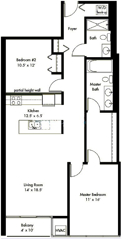 Floor Plan (appx.) - 630 N Franklin St