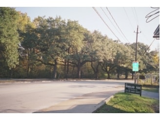 Street View Outside Gate - Woodland Park Apartments