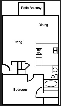 1BR/1BA - Summerhill Apartments