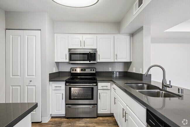 Residence 1 Luxury - 1BR, 1BA - 665SF - Kitchen - Mill Springs Park Apartment Homes