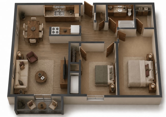 Floorplan - Candlewyck Apartments