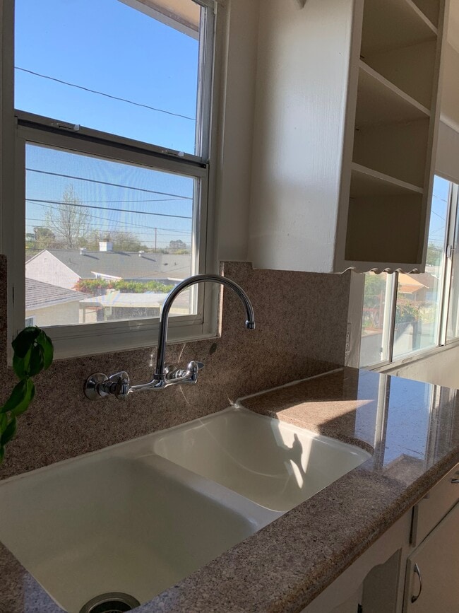 Kitchen window view - 204 W Fairview Ave