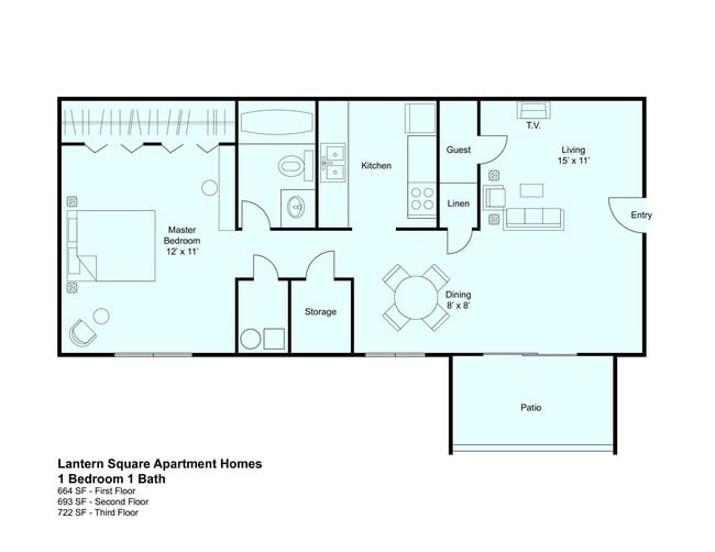 Floorplan - Lantern Square Condominiums
