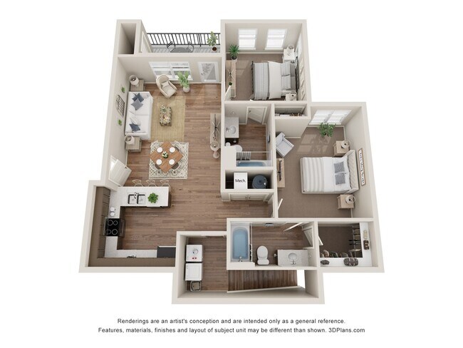 Floorplan - Latitude 40 Apartments