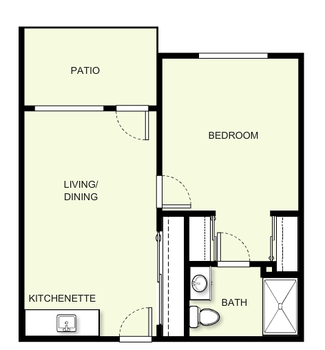 1BR/1BA - The Bonaventure