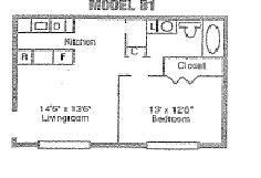 1BR/1BA - Pine Tree Apartments