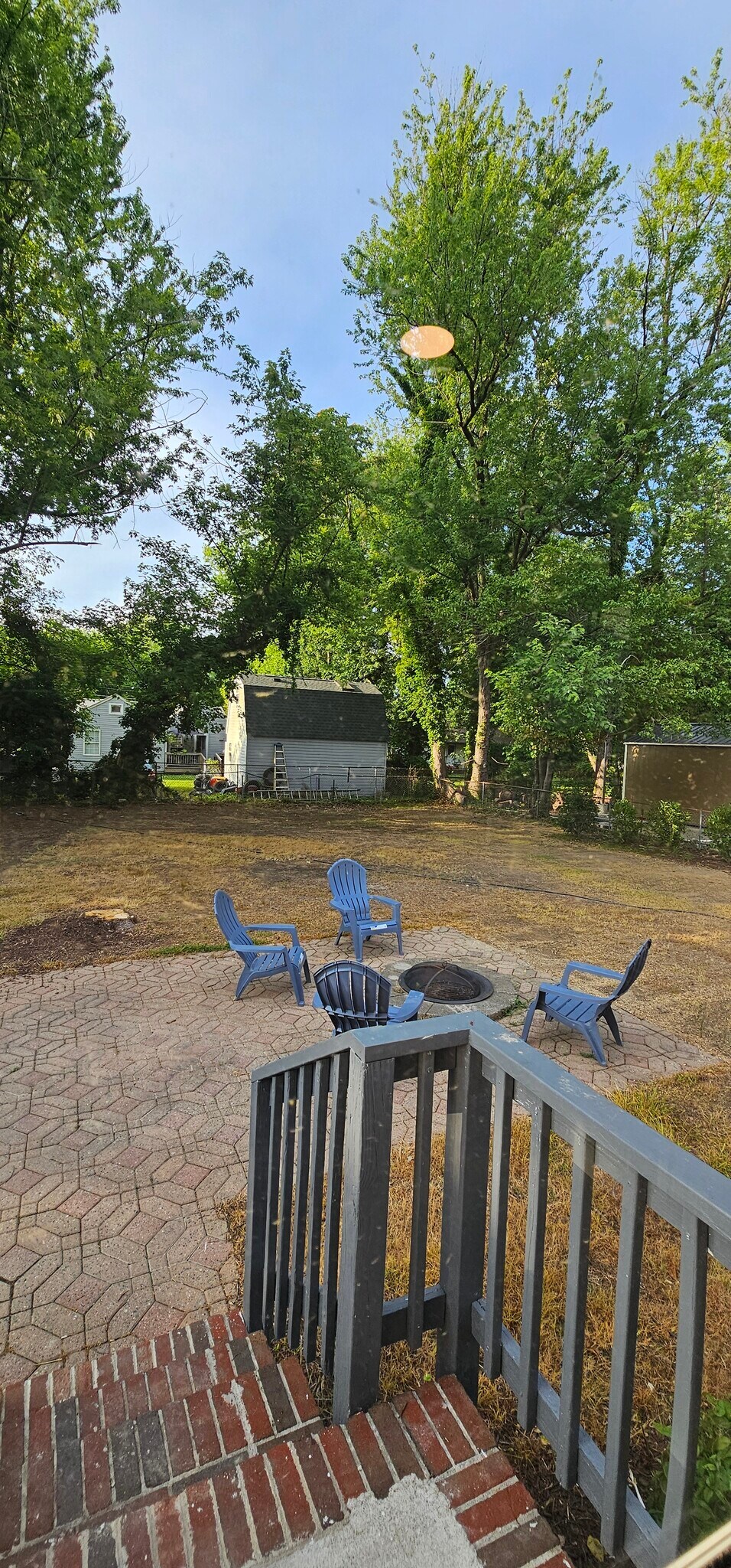 Back Yard Patio - 112 Semple Rd