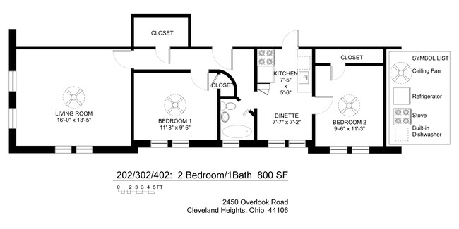 2 Bedroom - Heights Apartments on Overlook