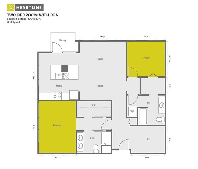 Floorplan - Heartline Apartments