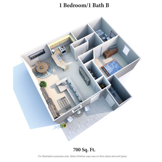 Floorplan - Eagle Crest Apartments