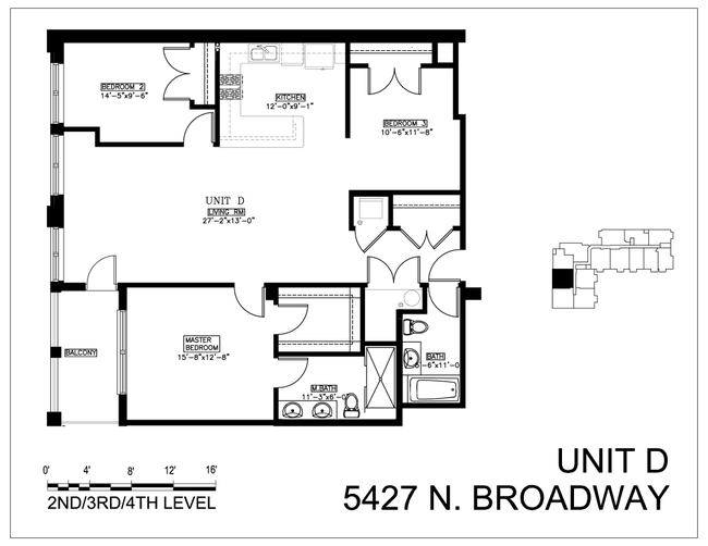 Floorplan - 5427 N Broadway