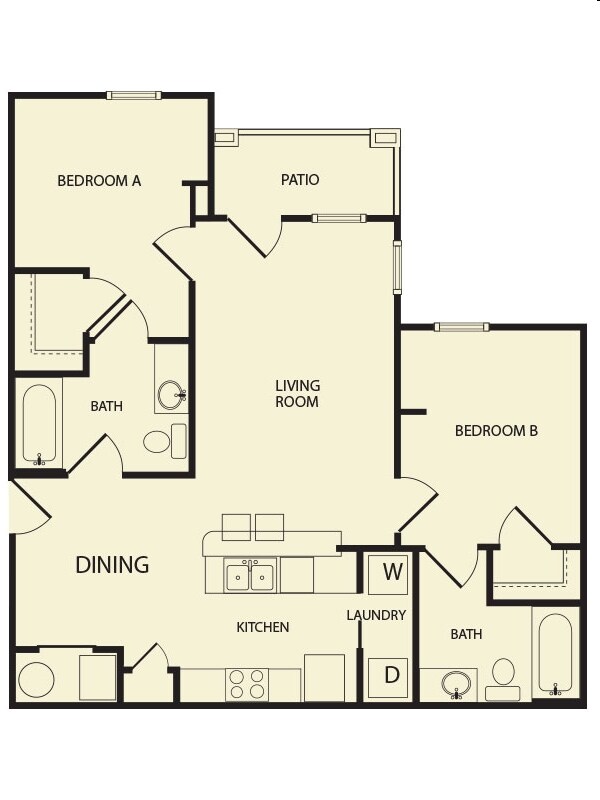 2BR/2BA - Independence Place West Fayetteville