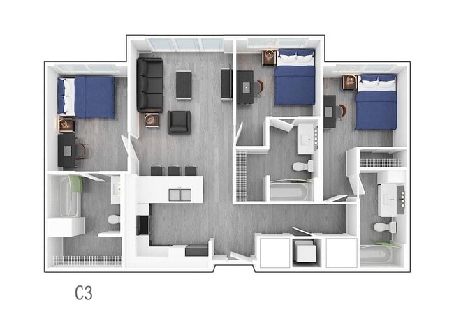 3 Bedroom C3 - Park Place Denton