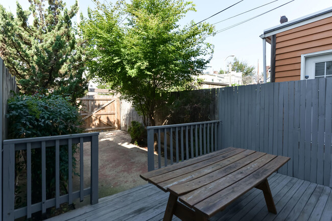 Back patio - 2240 12th Street Northwest