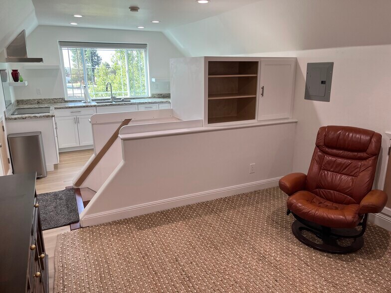 Bookcase wall for desk or small sofa - 6696 Mosquito Rd