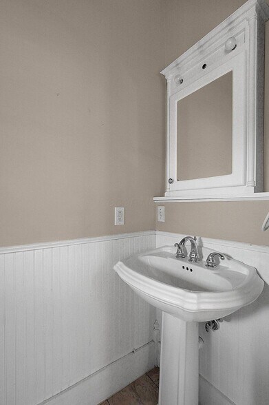 Half bath near kitchen - 328 W 1st Ave