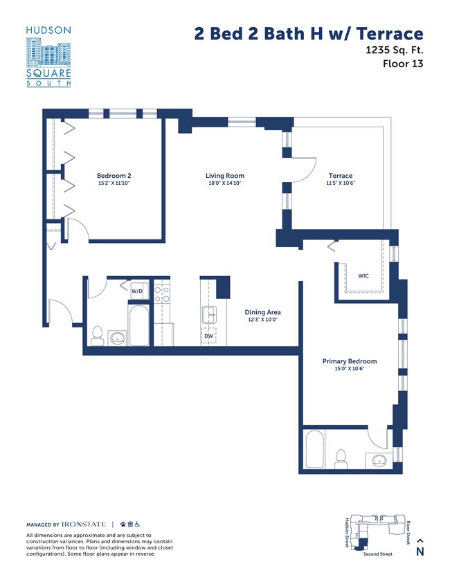 Floorplan - Hudson Square South