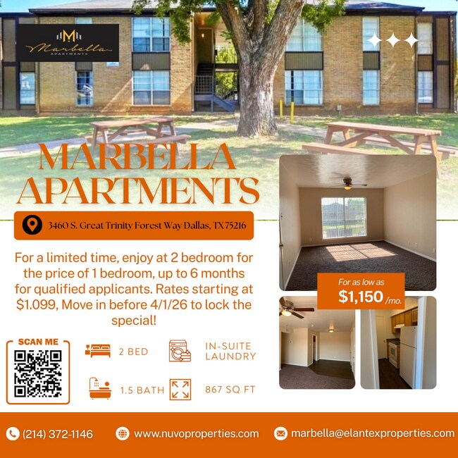 Building Photo - Marbella - 2 Bedroom 1.5 Bathroom