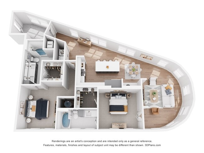 Floorplan - Vance at Bishop Union