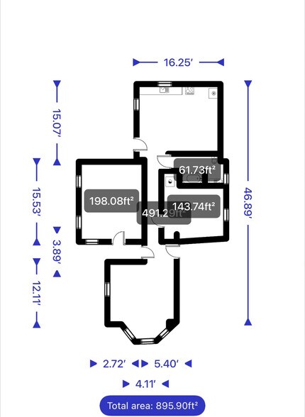 Unit layout - 18 W North St