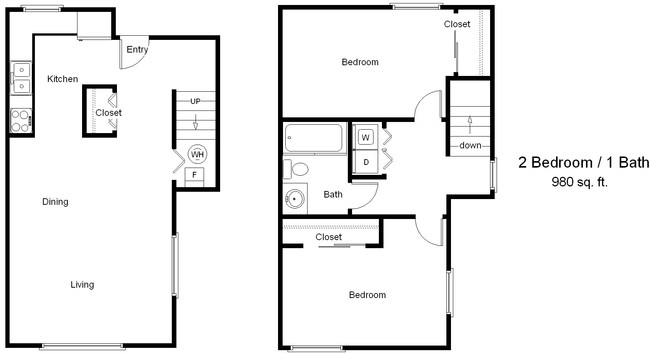 Floorplan - Blooming Glen Townhomes