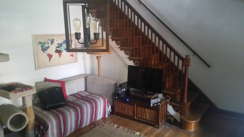 Living room facing stairs - 3967 Ames St NE