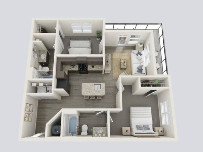 Floorplan - Parkside Apartments