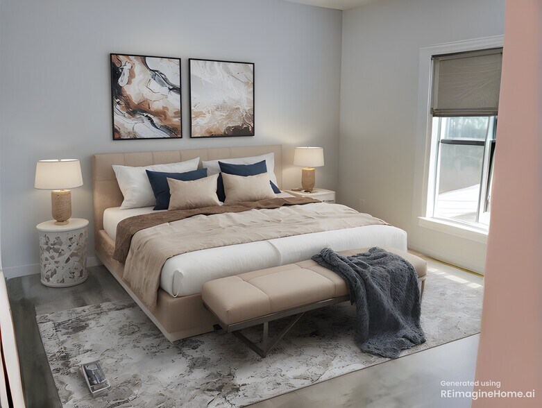 Bedroom (virtually staged) - 4065 Charlottes Overlook