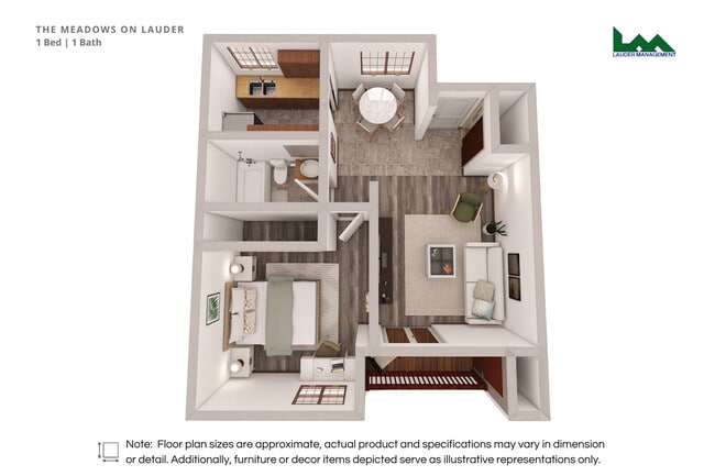1 BED | 1 BATH - The Meadows On Lauder