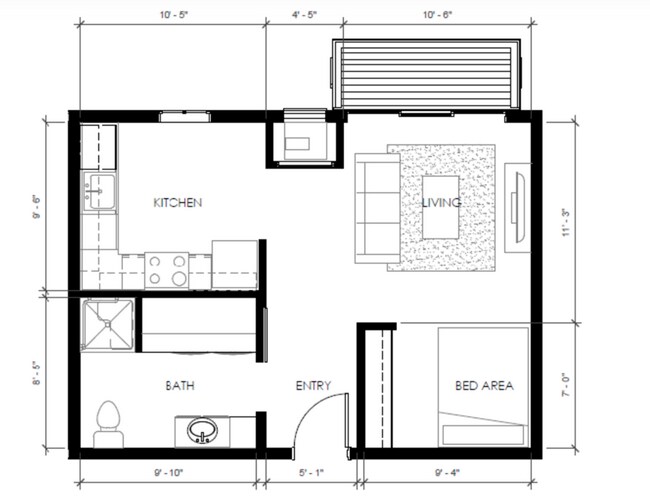 Floorplan - The Bridges Lofts