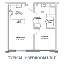 1BR/1BA - Arbor Place of Lisle Senior Living