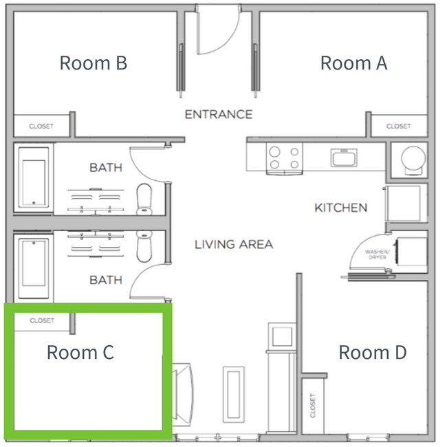 Floorplan - UCity Flats