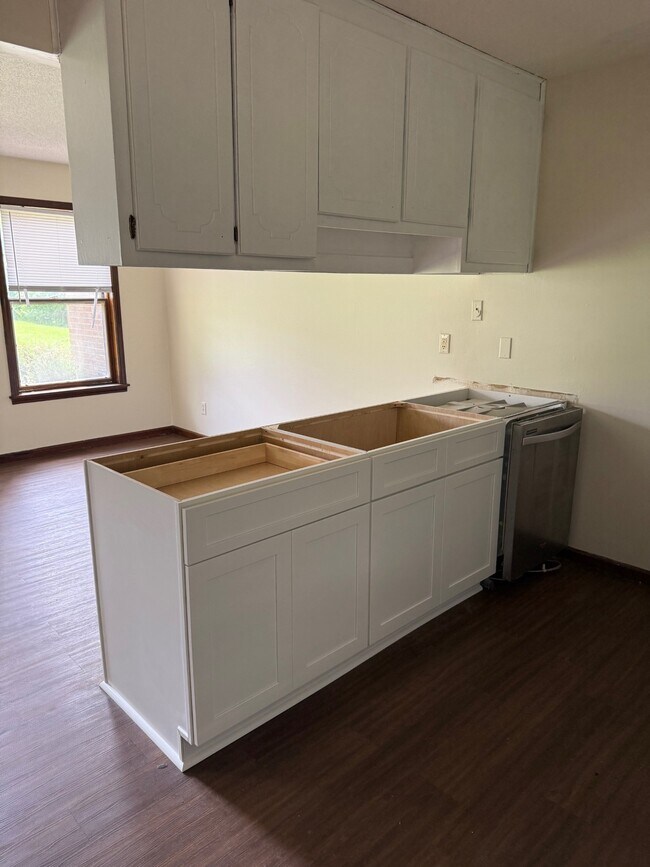 new cabinets and counter tops! - 117 Briarwood St
