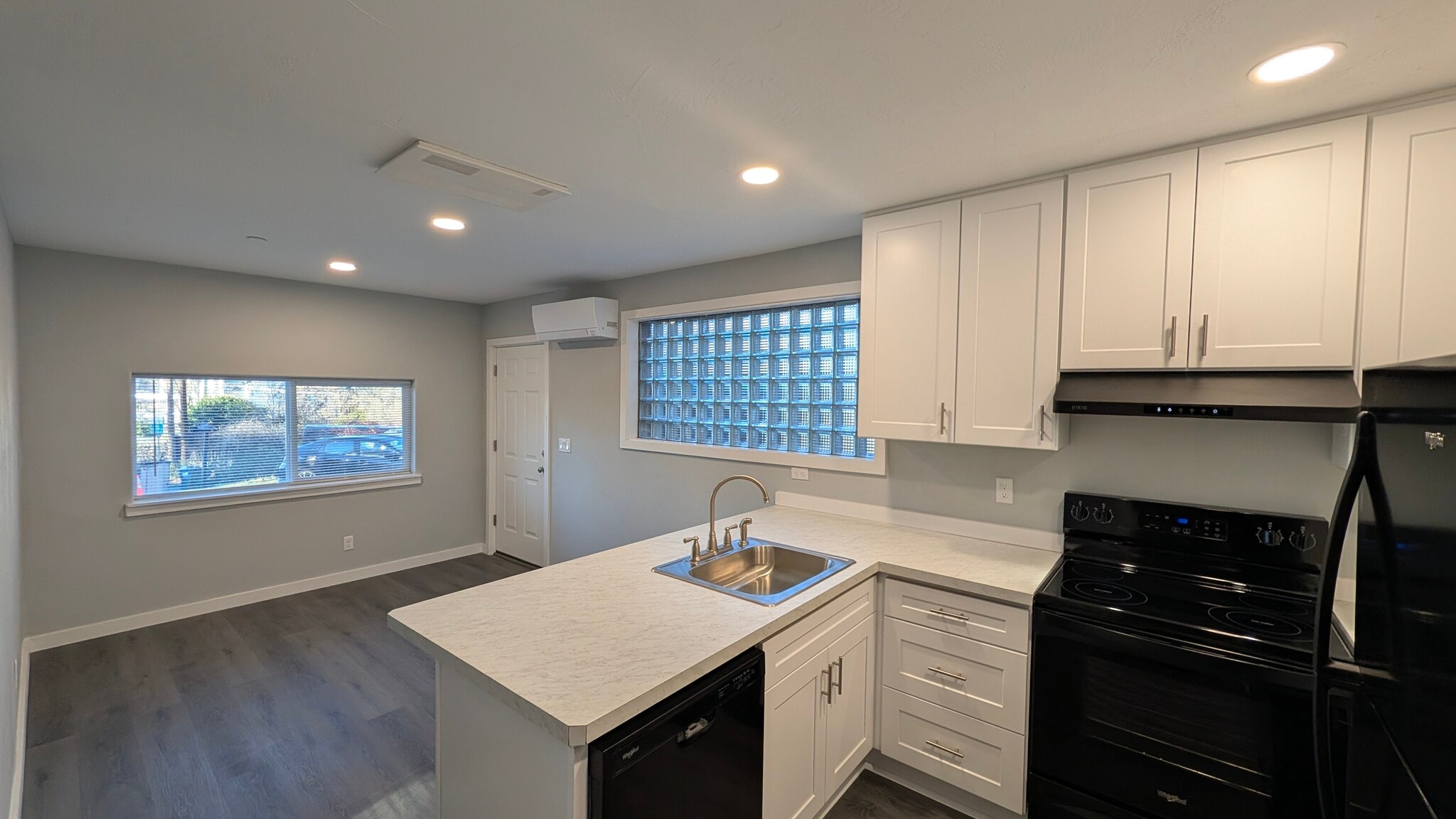 Kitchen into living - 2378 E 15th Ave