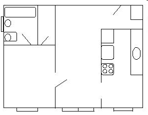 1BR/1BA - Chelan Apartments
