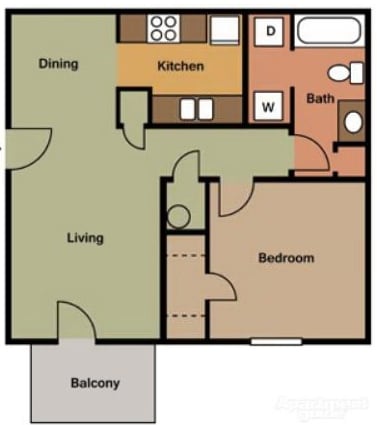 1BR/1BA - Madison Station Apartment Homes